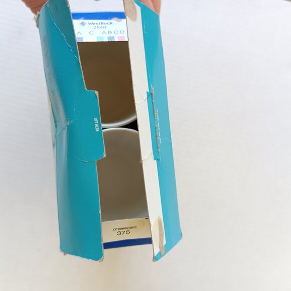 Dixie Everyday Decorate 3.0 oz Paper Cups Green/Blue and Holder - 246 Cups Total - Picture 2 of 15